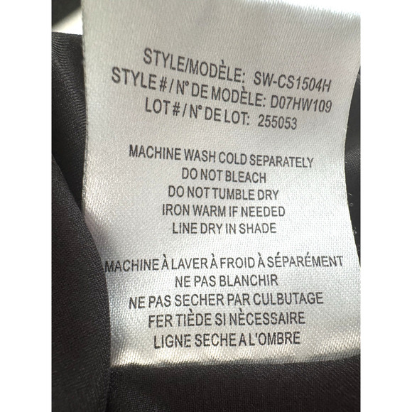 Helmut Lang Jacket M Black Ponte Knit Asymmetrical Zip Pockets Crop Moto Modern - Picture 8 of 9